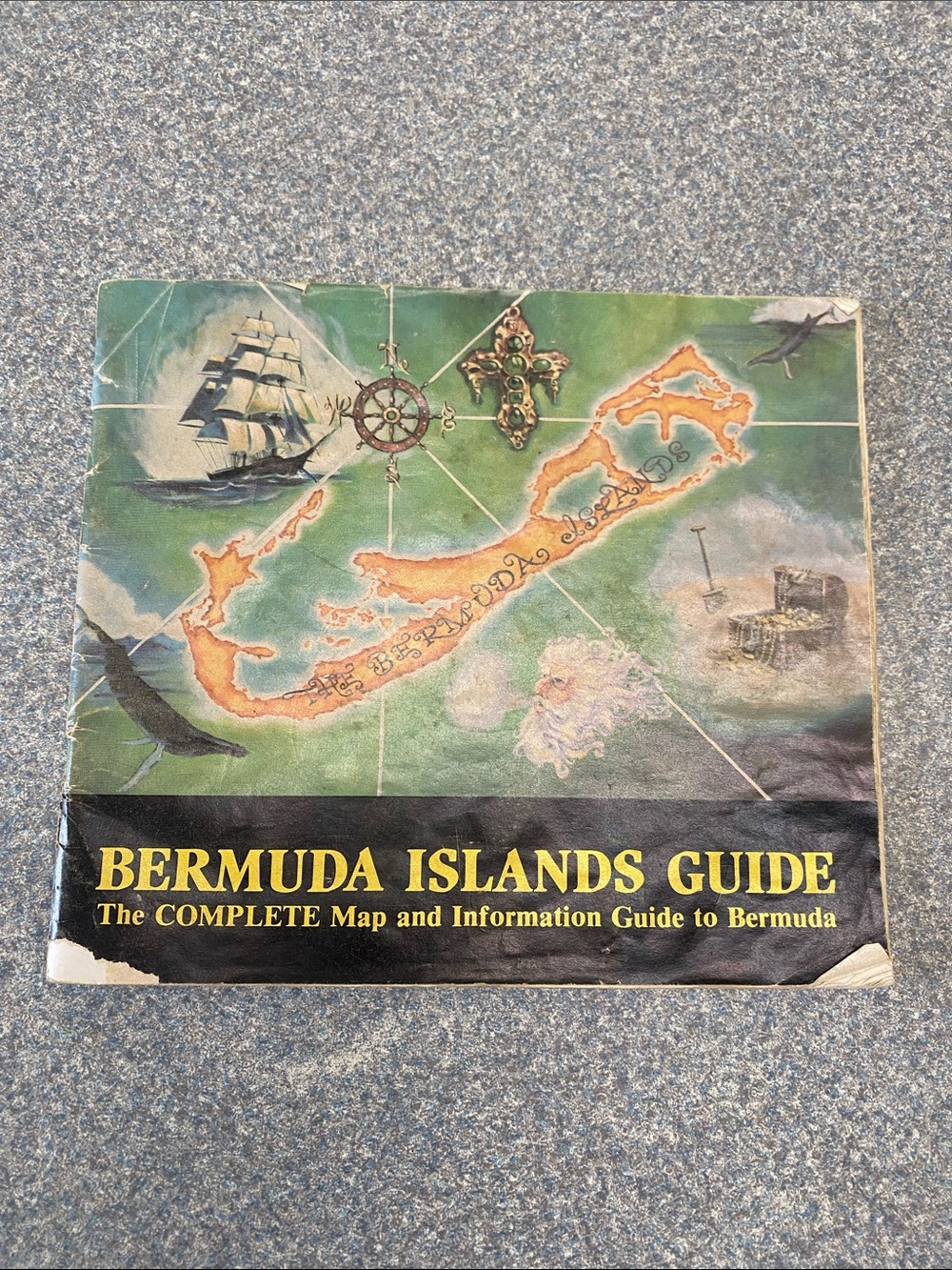 Bermuda 1982 Islands Guide Illustrated Map and Information Guide to Bermuda
